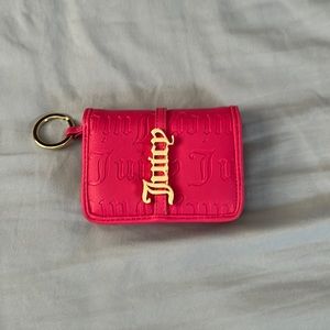 Juicy Couture Pink Keychain Wallet